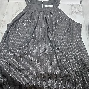 Grace Karin Black Sequin Halter Top